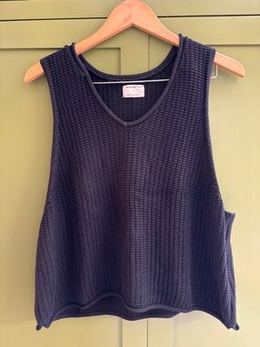 Jackson Rowe Cotton vest sweater size M